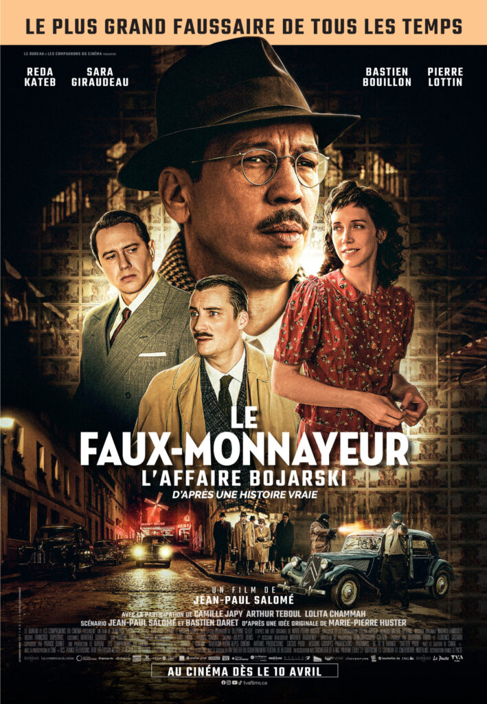 Affiche du film LE FAUX-MONNAYEUR : L’AFFAIRE BOJARSKI de Jean-Paul Salomé